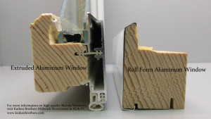 roll form vs extruded aluminum windows 